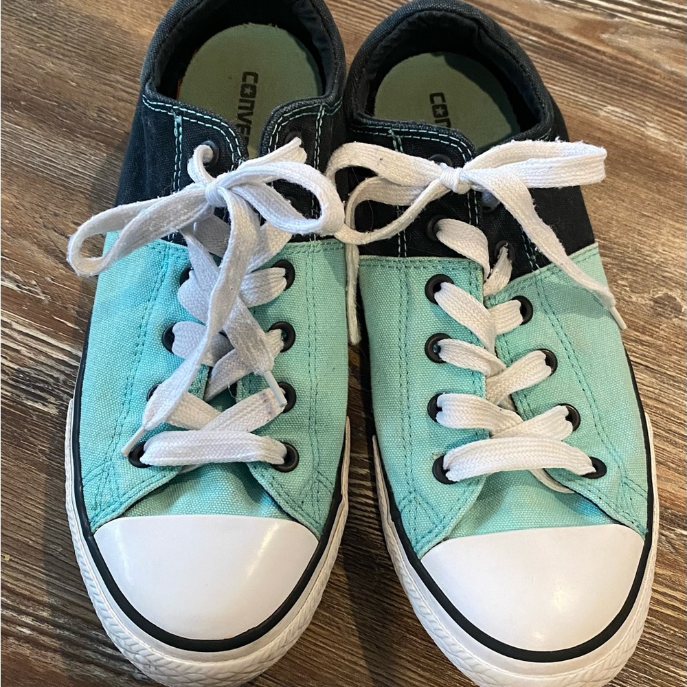 Converse Kids' Teal and Navy Sneakers